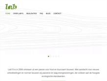 Tablet Screenshot of lab15.be